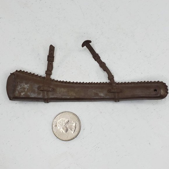 Vintage Marx Johnny West Best of the West Brown Rifle Holster Replacement Part - Picture 4 of 5